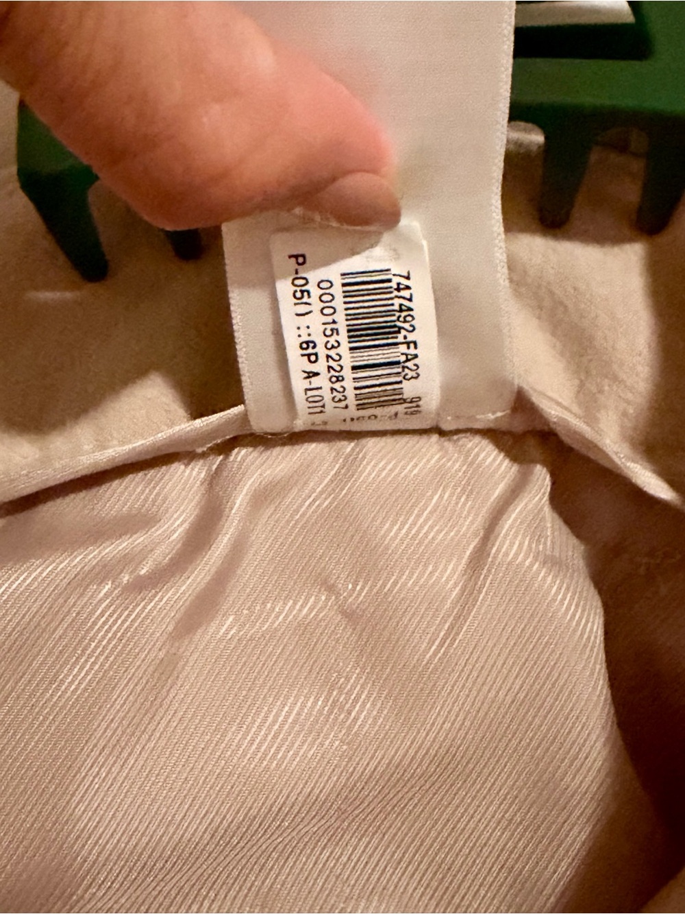 Banana Republic Women's Wide-Leg Pleated Trousers - Size 6 Petite - Beige - Picture 8 of 8